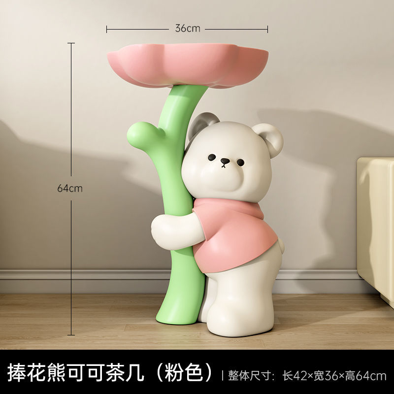 부케베어 코코아 장식 [핑크] 높이 64cm