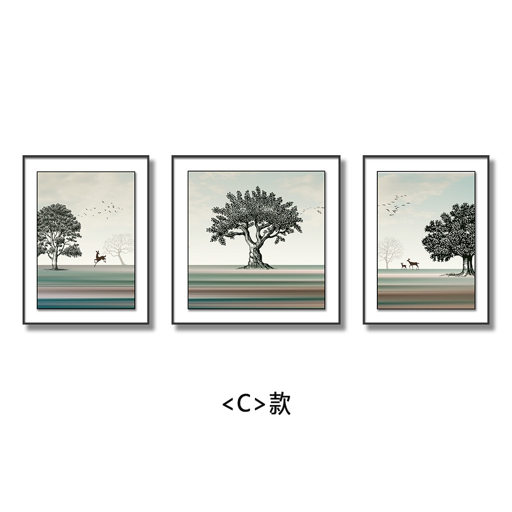 Sofá pared de fondo pintura triple bronceado textura de cuero bronceado pintura decorativa moderna pintura decoración de entrada decoración de sala de estar