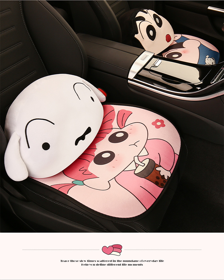 Car seat cushion winter short plush seat cushion half package warm seat cover girls autumn and winter car wool cushion heating only