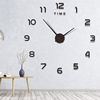 Lemon DIY Creative Clock Simple Hanging Clock Free Point -free Living Room Home Watch Bedroom Wall Watch Watch Mute Light luxury