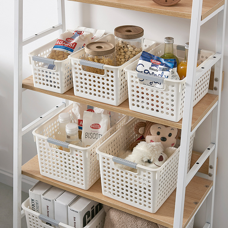 Cesta de almacenamiento, caja de almacenamiento de artículos diversos, cesta de almacenamiento de juguetes de jardín de infantes, librería, armario de snack, cesta de almacenamiento