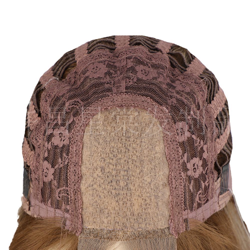 Naiste pikk lokkis parukas lace front lainelise soenguga_voghion.com