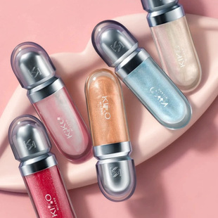 KIO double-headed lip glaze 103 mirror water gloss lip gloss 126 lip gloss lipstick summer milk tea color lasting pure wind
