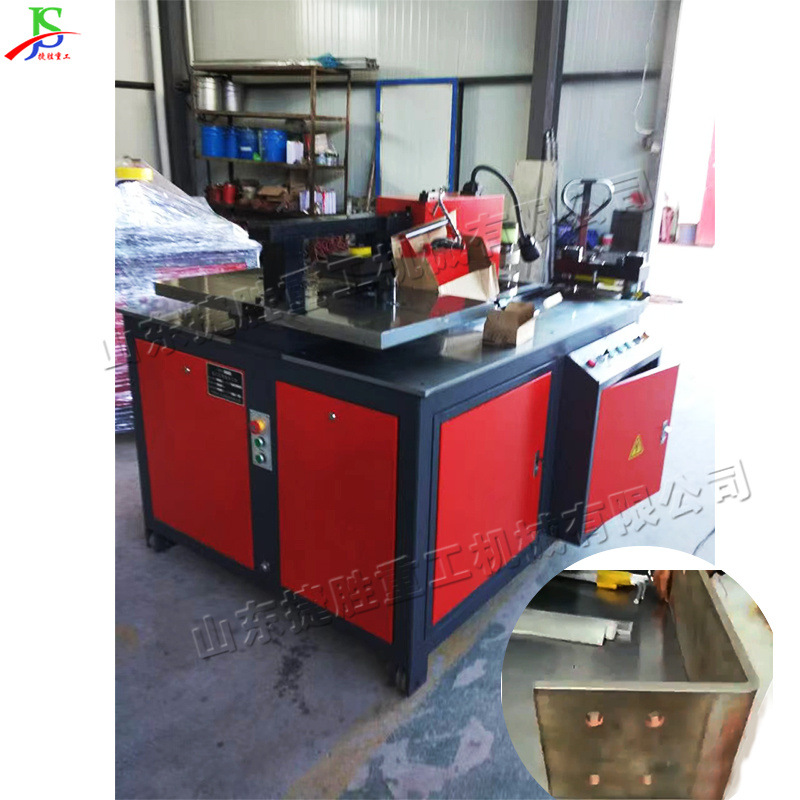CNC máquina de procesamiento de barras colectoras de escritorio multi-estación hidráulica máquina de perforación de cuatro en una fila de cobre equipo de corte de barras
