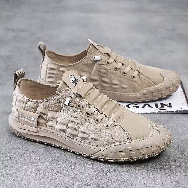 Zapatos de lona para hombres primavera 2024 zapatos de tela de trabajo para hombres zapatos de tela antideslizante transpirables zapatos de suela suave para hombres zapatos para hombres