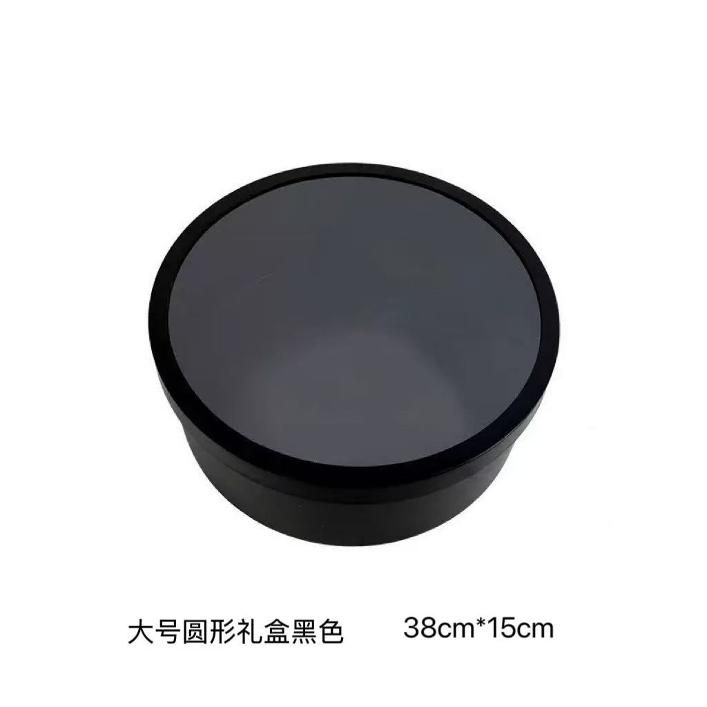 Caja de regalo redonda, caja vacía, caja de flores impermeable, ramo de frutas, caja de embalaje de flores, caja de regalo de invierno, boda