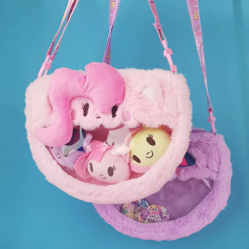 Плюшевая сумка через плечо (My Little Pony) Очаровательная кукла с прозрачным окном, детский подарок