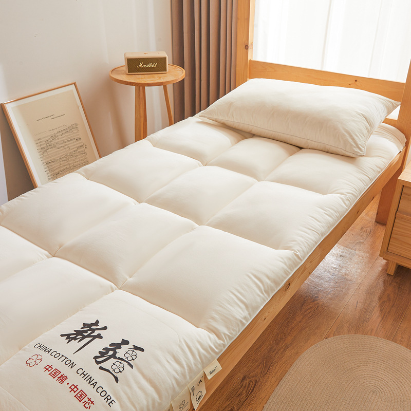 Manufacturer Supplies Student Dormitory Xinjiang Cotton Mattress Cushion Household Foldable Tatami Mattress Anti-Slip Mattress