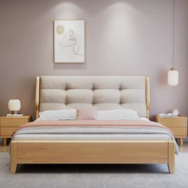 实木床;衣柜;成套餐桌椅