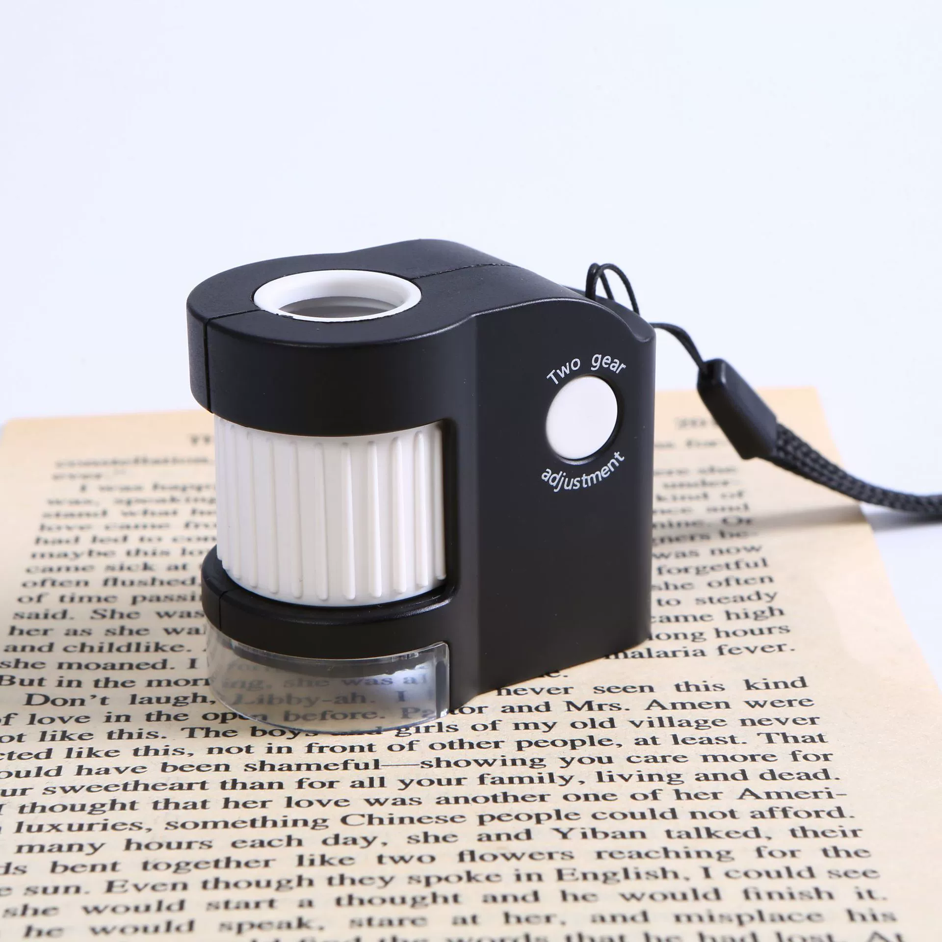 Новый 50X HD со светодиодной подсветкой с УФ-проверкой банкнот Портативный микроскоп акриловое увеличительное стекло 6701-C