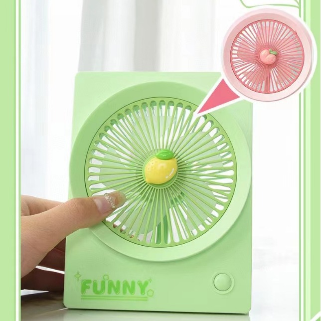 東南亞新款網紅直播台式手持小風扇宿舍辦公桌面便攜式電風扇