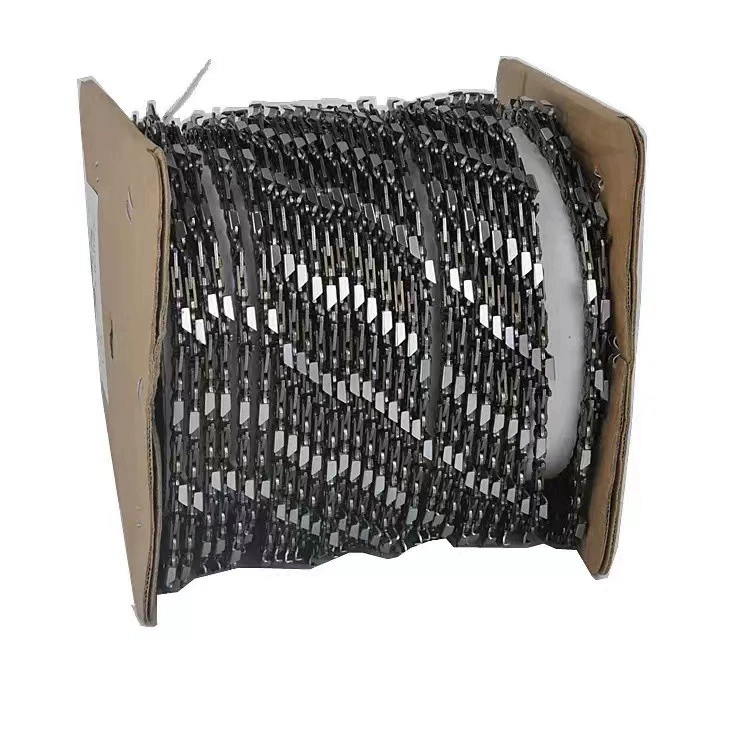 Бензиновая пила цепь полный рулон универсальная литиевая электрическая пильная цепь завод закругленные углы Прямой угол источника Завод рулон цепи оптовая продажа бензопила