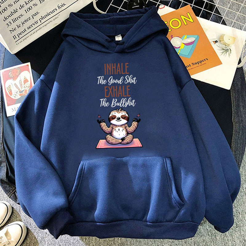 Fashion Hoodies Funny Yogo Sloth Hoodie Harajuku Sweatshirts