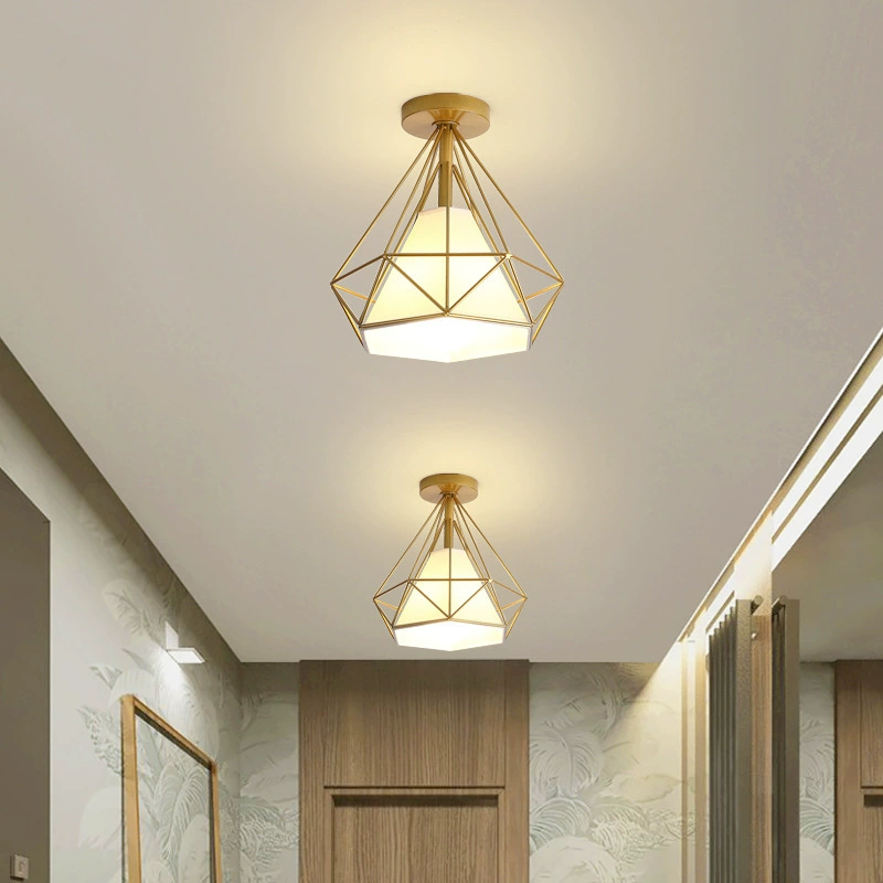 White cream lights for corridor, minimalistic modern ceiling light for gazebo