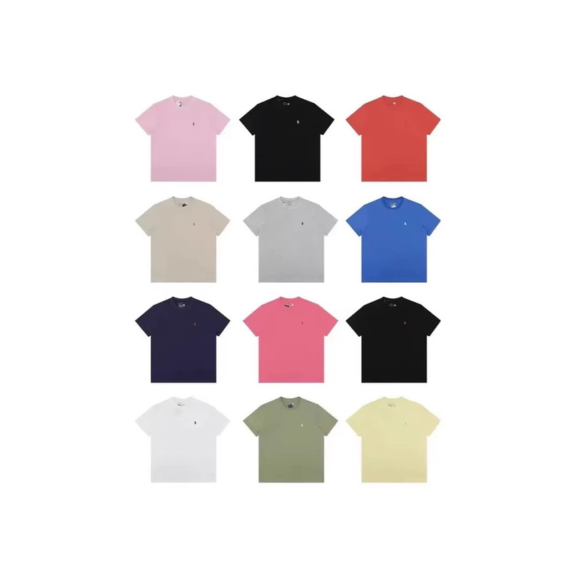 Scan the Qr Code to Purchase In-Stock Rl Pony Embroidered Short-Sleeve Men's T-Shirt, 230g Heavyweight Pure Cotton T-Shirt, High-Quality Round-Neck Short-Sleeve Men's T-Shirt Scan the Qr Code to Purchase In-Stock Rl Pony Embroidered Short-Sleeve Men's T-Shirt, 230g Heavyweight Pure Cotton T-Shirt, High-Quality Round-Neck Short-Sleeve Men's T-Shirt