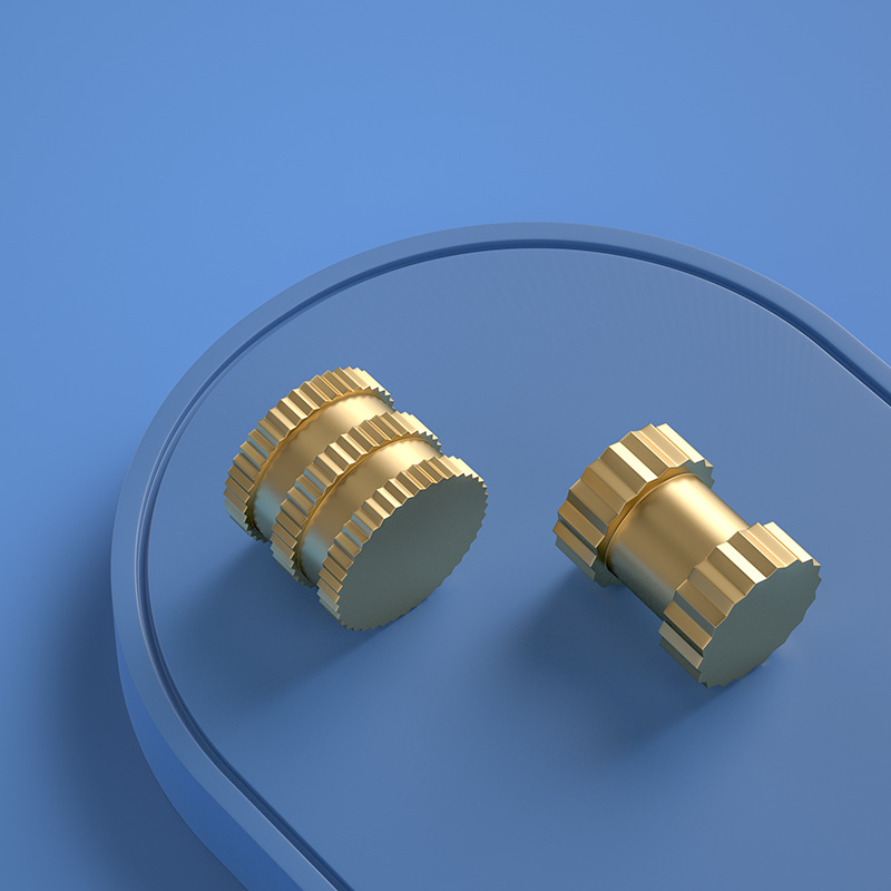 注塑铜螺母盲孔2