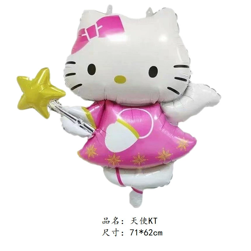 Карикатурный жилет для ходьбы Moe KT Cat Bow Cat Diamond Diamond Bike Ice Lingbao Angel Birthday Architecture Decoration
