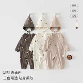 连身衣、爬服;童保暖上装;儿童帽
