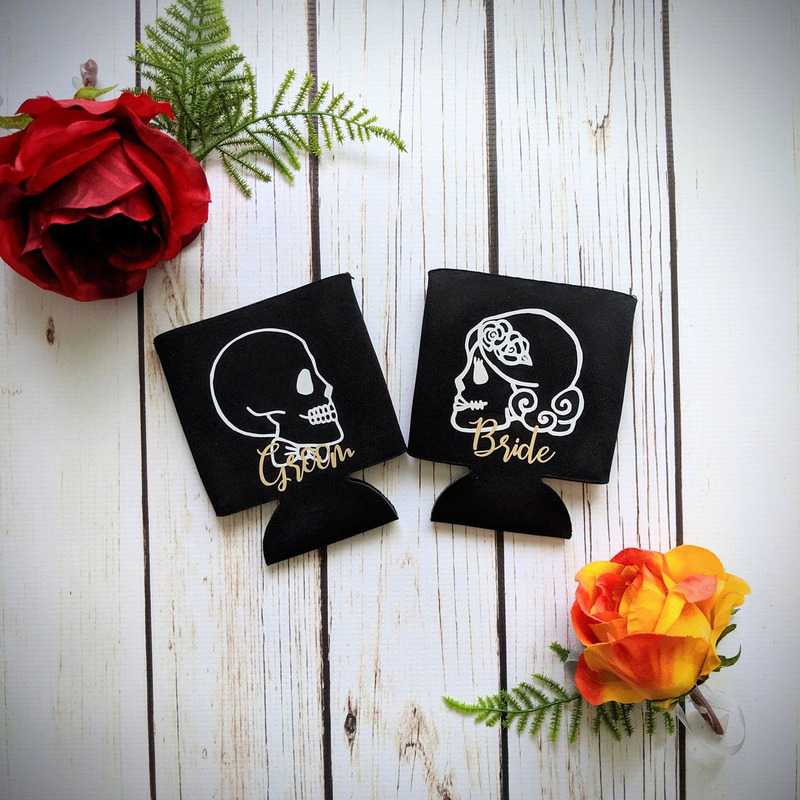 Amazon Cross Border AliExpress bride Skull Gothic Black and White Short Cup Set Bride Wedding Bachelor Party Amazon Cross Border AliExpress bride Skull Gothic Black and White Short Cup Set Bride Wedding Bachelor Party