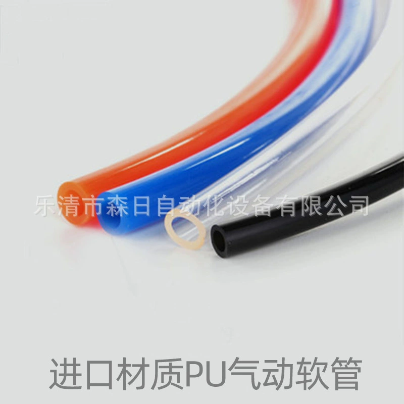 ПУ воздушная труба 8*5 Воздушный компрессор пневматический шланг высокого давления PU6 * 4 10*6,5 12*8 16 прозрачный красный синий черный