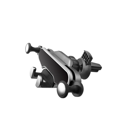 Car phone holder | Gravity Retractable Automatic Locking Mobile - 2141o-gray