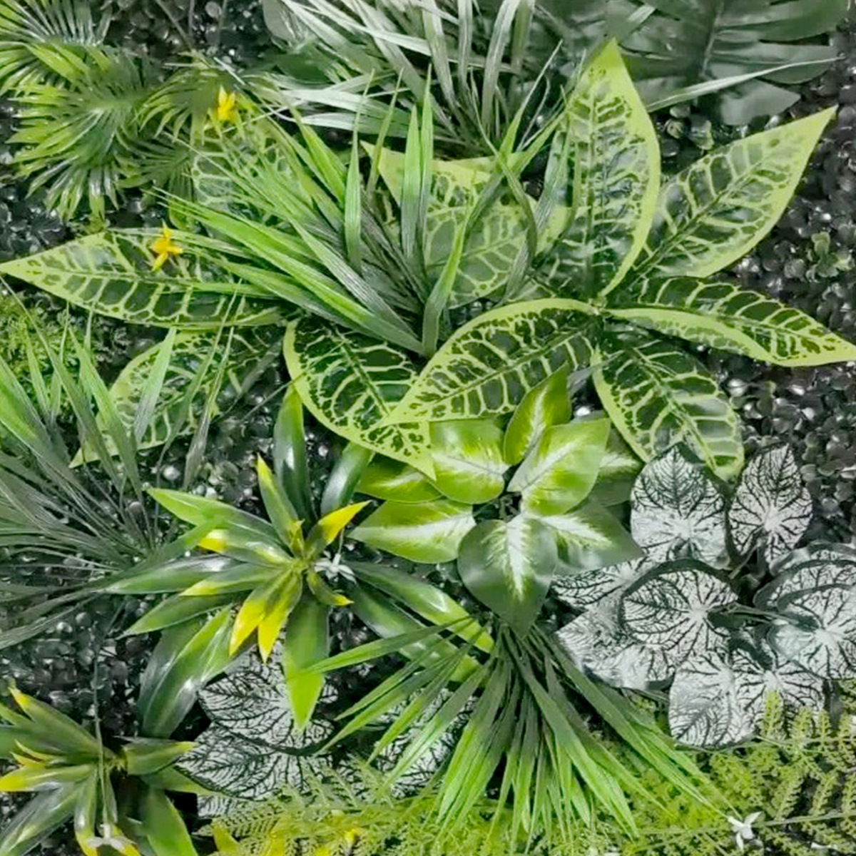 Amazon transfronterizo 50 × 100 cm pared de plantas artificiales de hierba de milán decoración de pared exterior balcón