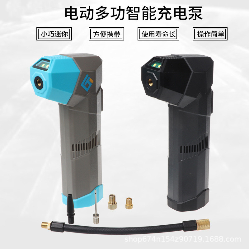 Jinqi bomba eléctrica de la bicicleta del coche eléctrico de la motocicleta del coche bomba de aire portátil de alta presión de carga inteligente