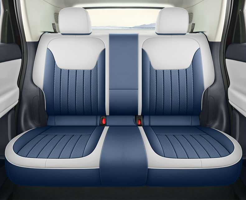 26-piece set of custom-fit leather seat covers for the Leapmotor A10, featuring perforated design, full coverage, and breathable material for all-season use