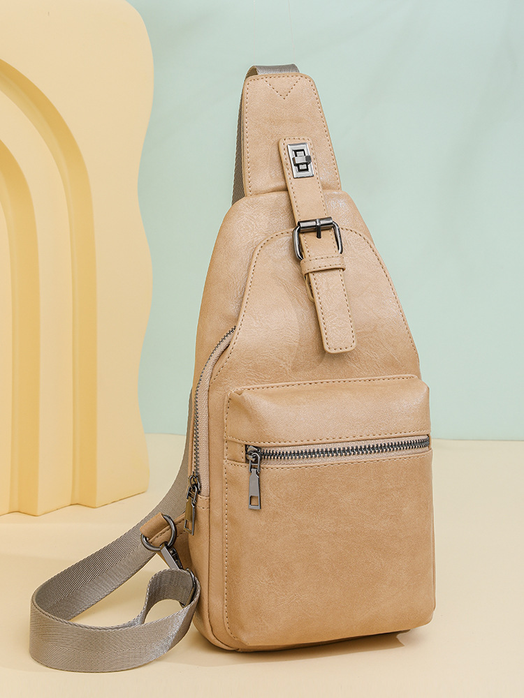 PU bag chest bag crossbody women's bag women's shoulder bag men's waist bag_voghion.com