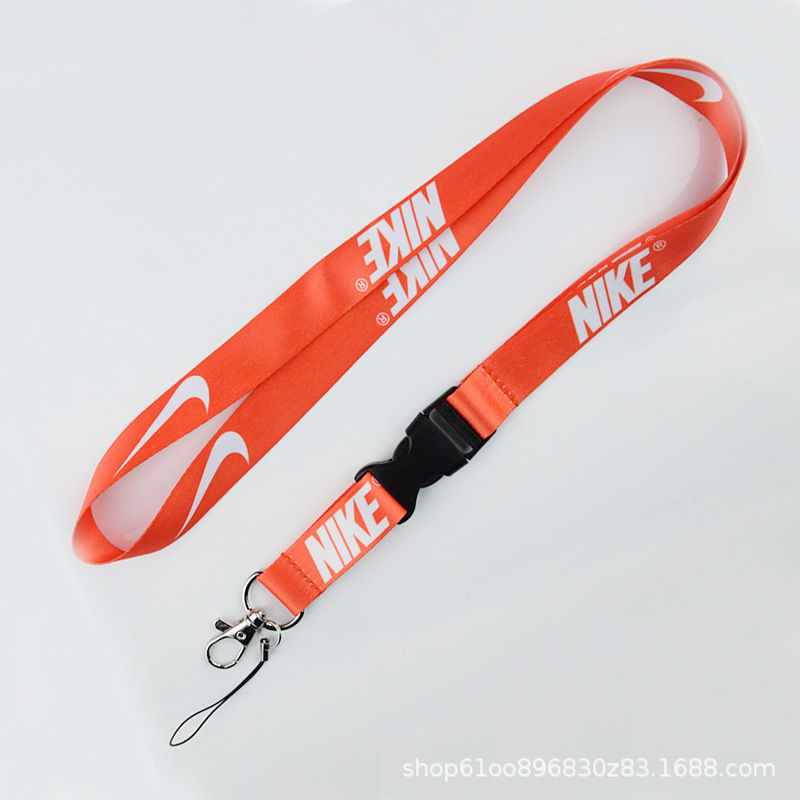En stock Nike cordón Amazon Venta caliente linterna u disco llavero teléfono móvil cuerda langosta hebilla soporte personalizado