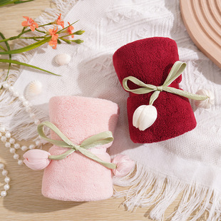 Tulip Towel Souvenir Towel Wedding Celebration Sugar Supplies Bear Towel Gift Wedding Celebration Wholesale