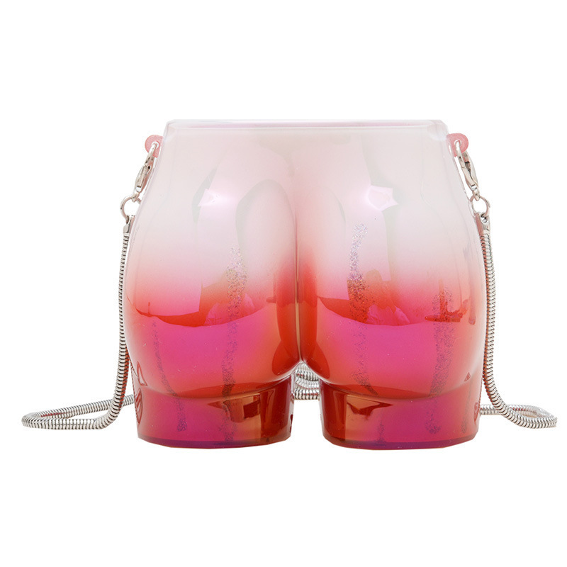 Nuevo acrílico transfronterizo bolso de cena de mujer nicho personalidad mochila de hombro, bolso de cadera de moda bolso de noche