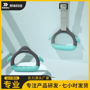 No-Drill Door-Mounted Pull-Up Bar Fitness Rings for Children, Suitable for Outdoor Use to Aid in Stretching and Growth Training