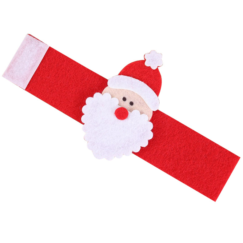 Fiesta de Navidad de Santa Claus de servillas de hotel decoración de servillas de Santa Claus cubierta de servillas mayorista