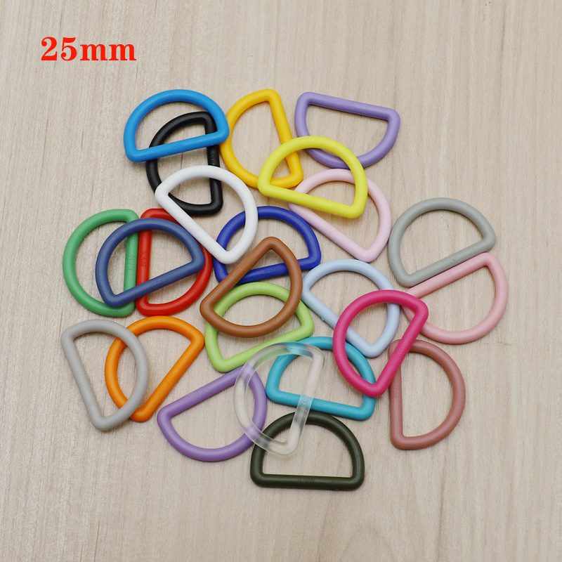 M014-25 plastic D-ring buckle semicircular buckle D-shaped buckle buckle luggage buckle back buckle with color buckle in stock 25mm M014-25 plastic D-ring buckle semicircular buckle D-shaped buckle buckle luggage buckle back buckle with color buckle in stock 25mm
