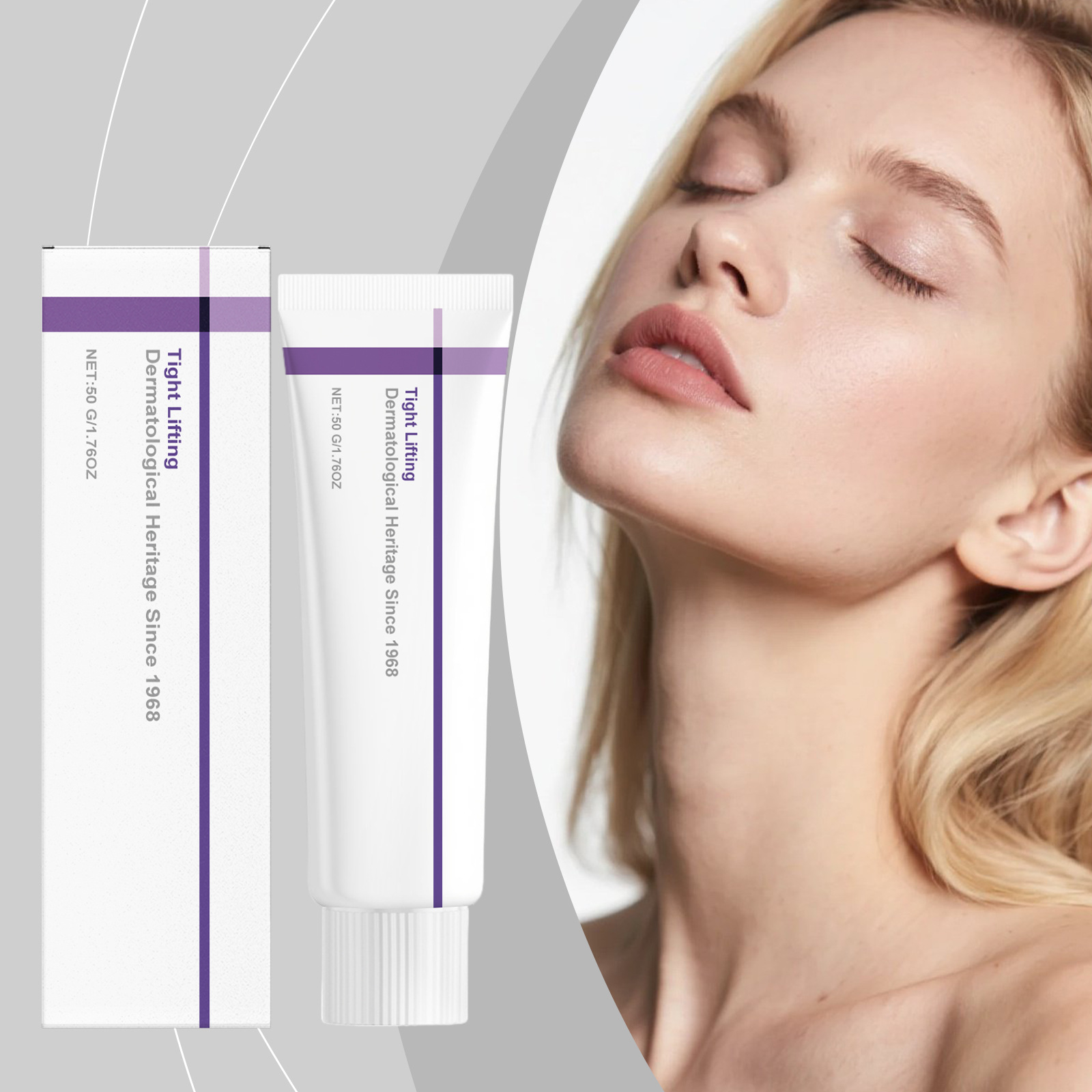 Facial Cream with a Light and Delicate Texture, Refreshing and Moisturizing, Nourishes the Skin of the Face, Gentle Daily Moisturizing and Skin Care Cream