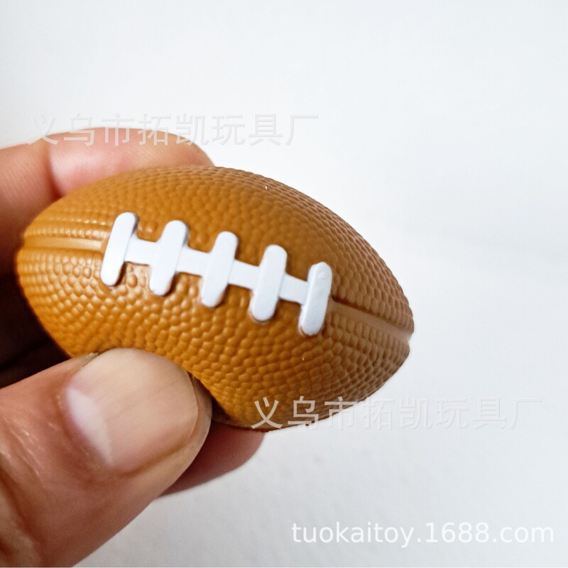 高品質のクロスボーダーミニラグビー 5.5*3.5cm 小型ラグビー サッカーおもちゃ クリエイティブで持ち運びやすい|undefined