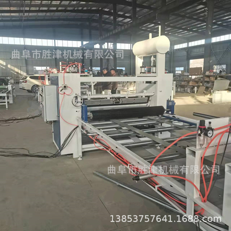 镁质风管彩钢板复合PUR热胶贴面机 玻镁板镀锌板覆彩钢板平贴机