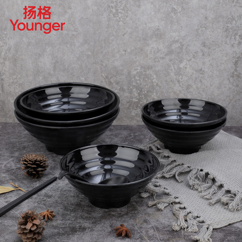 Melamine Japanese noodle bowl