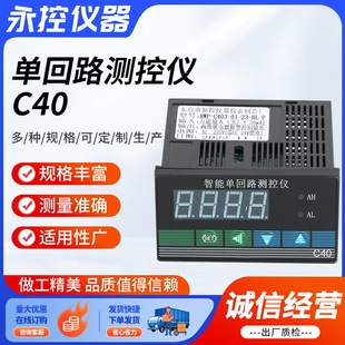 Single loop monitor C40 supply digital display meter alarm temperature liquid level pressure monitor water level controller