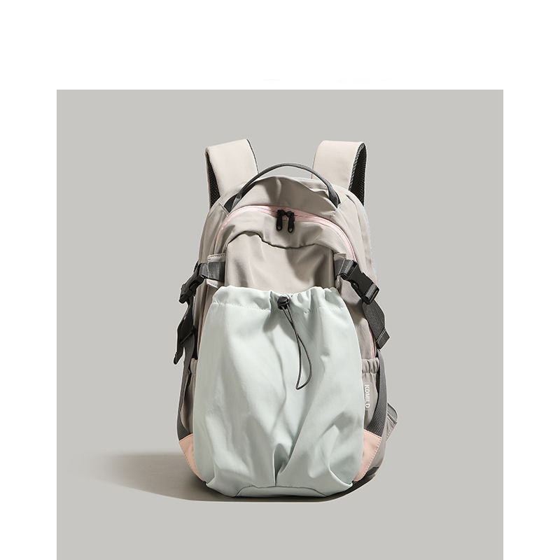 ナイロン布リュックサック2025ファッション大容量軽量リュックサック中学校高校学生カバン短距離旅行カバン