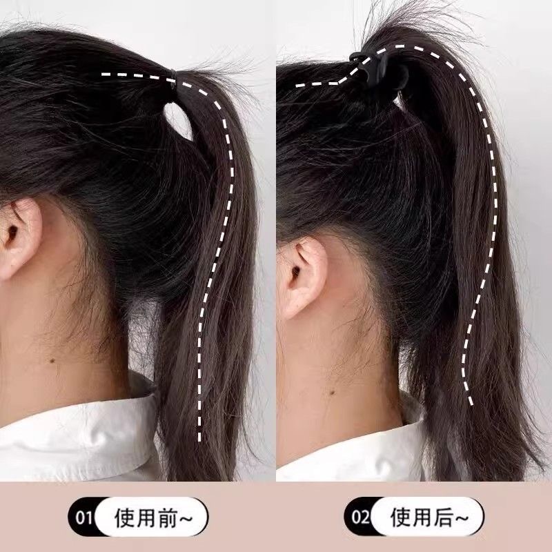 小さなグリッパー、ハイポニーテールアーティファクト、目に見えない高さのヘアピン、ジンチェンと同じスタイル、後頭部の崩れ防止ヘアピン、爪クリップ、女性用ヘッドギア|undefined