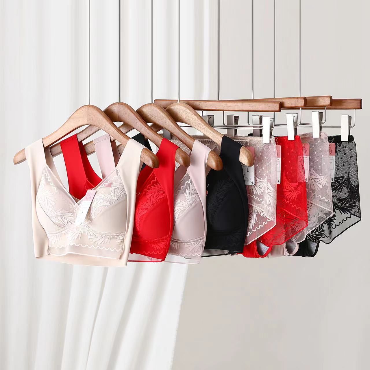 한국 새로운 플러스 사이즈 210kg 지방 M 원활한 푸시 업 조절 유방 레이스 속옷 무선 여성용 브래지어