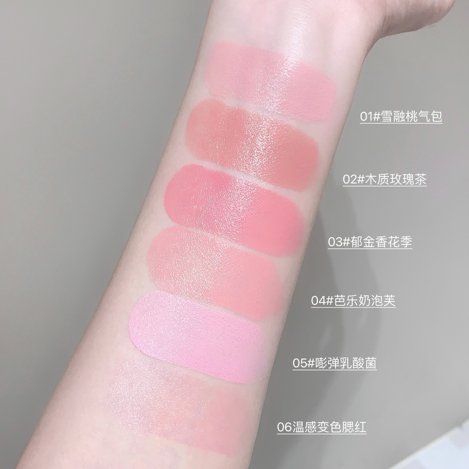 Shaqinuo Water Light Ruby Stick Korean Water Light Maquillaje Hidratante No se atasque en polvo Vitality Rosa Rubor Maquillaje transfronterizo