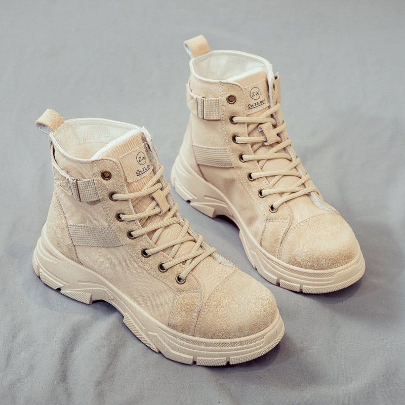 2025秋冬季大码女鞋冬季新款雪地靴女短靴保暖棉鞋加绒马丁女靴子