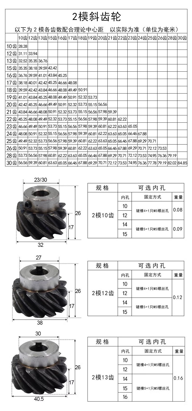 Manufacturer Supplies Off-The-Shelf 45-Degree Helical Gears, Left-Hand Rotation Precision Gears, High-Precision Transmission Gears, and Non-Standard Custom Gears