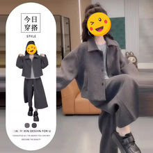 2025秋季新款时尚显瘦气质网红高档套装女高级百搭宽松大码两件套