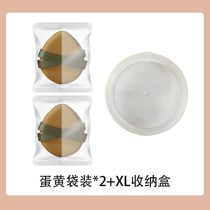 Handheld Powder Puff, Increased Thickness, Ribbon Handle Makeup Sponge, Soft Finish