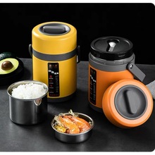 304不锈钢保温饭盒桶多层大容量真空便携强超长家用24小时上班族