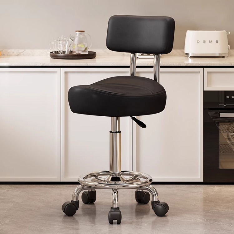 Silla de peluquería cómoda y sedentaria personalizada para cocinar, se puede levantar y bajar, caja registradora, taburete, silla de montar para cocinar en la cocina image 8